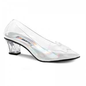 Clear Pleaser Crystal-103 Women's Pumps | AUSTRALIA ILTGZ