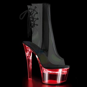 Clear Pleaser Flashdance-1018C-7 Women's Heels Boots | AU DXRGFLJ