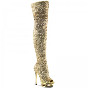 Gold Pleaser Blondie-R-3011 Women's Thigh High Boots | AU EFJQXDR