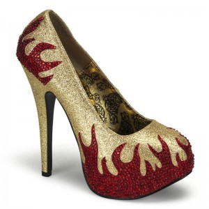 Gold Pleaser Teeze-27 Women's Pumps | AU YPJALHK