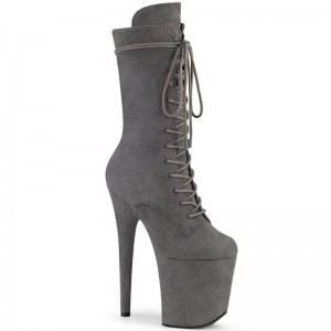 Grey Pleaser Flamingo-1050FS Women's Heels Boots | AU WXKJDSN