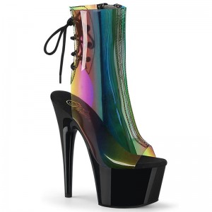 Multicolor / Black Pleaser Adore-1018C-RB Women's Heels Boots | AUSTRALIA IMVXG