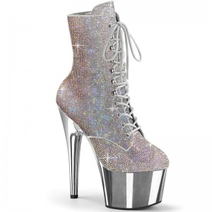 Multicolor / Silver Pleaser Adore-1020CHRS Women's Heels Boots | AU BIEMOQT