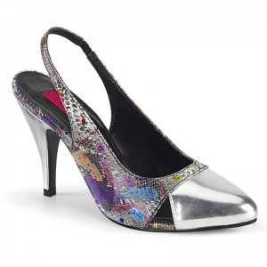 Multicolor / Silver Pleaser Dream-405 Women's Pumps | AUSTRALIA DPFCL