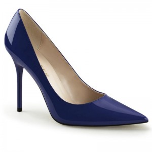 Navy Pleaser Classique-20 Women's Pumps | AU DKMZFIP