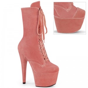 Pink Pleaser Adore-1045VEL Women's Heels Boots | AU ZBFSUDN