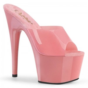 Pink Pleaser Adore-701N Women's Platform Slides | AUSTRALIA HTYXF