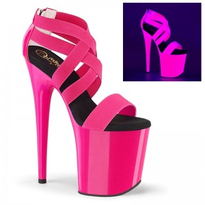 Pink Pleaser Flamingo-869UV Women's Platform Heels Sandals | AU VGONPZR