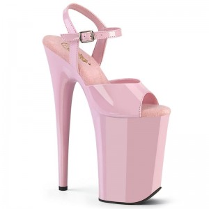 Pink Pleaser Infinity-909 Women's Platform Heels Sandals | AU HILQRBZ