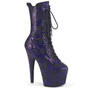 Purple Pleaser Adore-1040SPF Women's Heels Boots | AU FLNTQSV