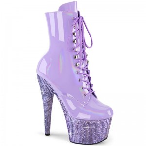 Purple Pleaser Bejeweled-1020-7 Women's Heels Boots | AUSTRALIA IKEFD