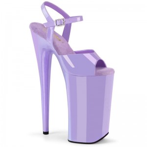 Purple Pleaser Beyond-009 Women's Platform Heels Sandals | AUSTRALIA JAVXO