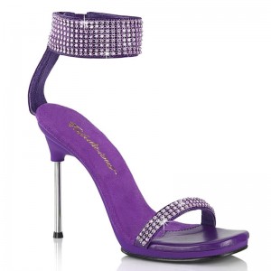 Purple Pleaser Chic-40 Women's Heels Sandals | AUSTRALIA BIKPW