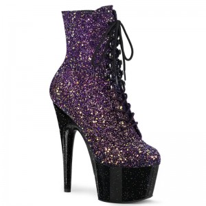 Purple / Black Pleaser Adore-1020OMBG Women's Heels Boots | AUSTRALIA QNXYP