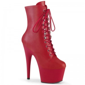 Red Pleaser Adore-1020 Vegan Leather Women's Heels Boots | AUSTRALIA LDKTB