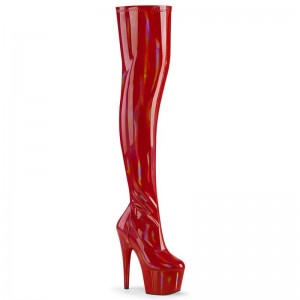 Red Pleaser Adore-3000HWR Women's Thigh High Boots | AUSTRALIA VCFJB