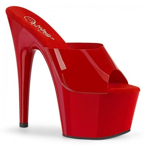 Red Pleaser Adore-701N Women's Platform Slides | AUSTRALIA ODXSB