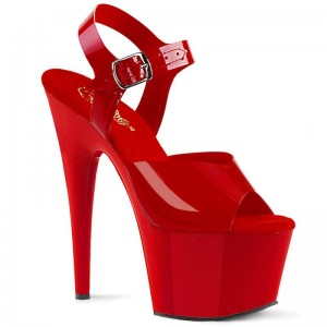 Red Pleaser Adore-708N Women's Platform Heels Sandals | AU ZTPKMDX