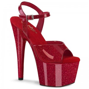 Red Pleaser Adore-709GP Women's Platform Heels Sandals | AU JUETDHF