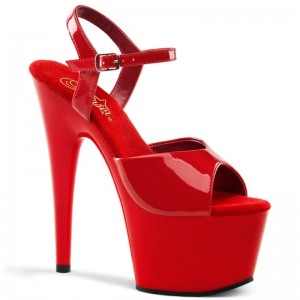 Red Pleaser Adore-709 Women's Platform Heels Sandals | AUSTRALIA IAYWQ