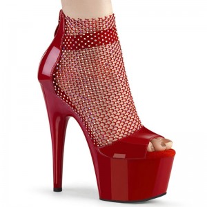 Red Pleaser Adore-765RM Women's Platform Heels Sandals | AUSTRALIA BTVOP