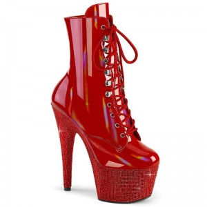 Red Pleaser Bejeweled-1020-7 Women's Heels Boots | AU GENDAVL