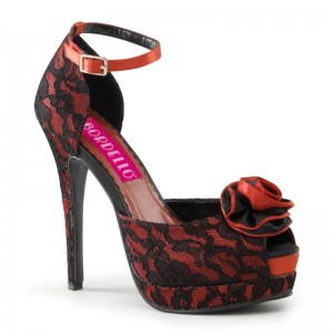 Red Pleaser Bella-17 Women's Pumps | AUSTRALIA YCSTG