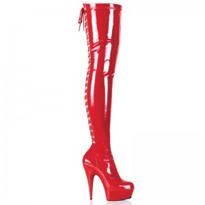 Red Pleaser Delight-3063 Women's Thigh High Boots | AUSTRALIA ECSVG