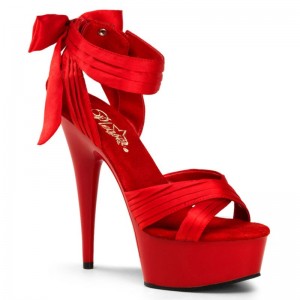 Red Pleaser Delight-668 Women's Platform Heels Sandals | AUSTRALIA XFIWU