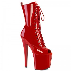 Red Pleaser Enchant-1041 Women's Heels Boots | AU VUCMNWF