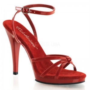 Red Pleaser Flair-436 Women's Heels Sandals | AU DAPXIOE