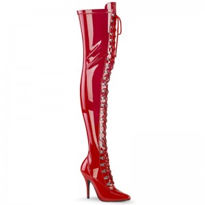 Red Pleaser Seduce-3024 Women's Thigh High Boots | AU MVQHLIR