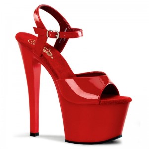 Red Pleaser Sky-309 Women's Platform Heels Sandals | AUSTRALIA HVCYI