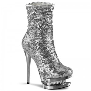 Silver Pleaser Blondie-R-1009 Women's Heels Boots | AU WNTYHIJ