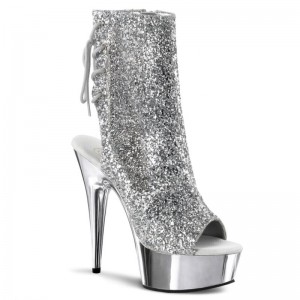 Silver Pleaser Delight-1018G Women's Heels Boots | AUSTRALIA EOJCQ