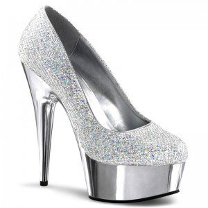 Silver Pleaser Delight-685G Women's Pumps | AUSTRALIA CXFMO