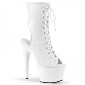 White Pleaser Adore-1016 Vegan Leather Women's Heels Boots | AUSTRALIA CNDXF