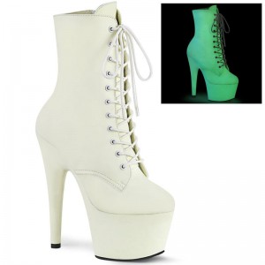 White Pleaser Adore-1020GD Vegan Leather Women's Heels Boots | AU HVTELAK