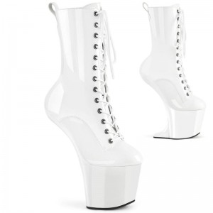 White Pleaser Craze-1040 Women's Heels Boots | AUSTRALIA UMNSE