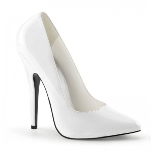 White Pleaser Domina-420 Women's Pumps | AUSTRALIA NKIWB