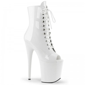 White Pleaser Flamingo-1021 Women's Heels Boots | AUSTRALIA FOKYH