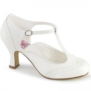 White Pleaser Flapper-26 Women's Pumps | AUSTRALIA IKDZJ