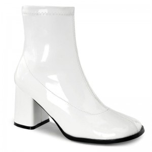 White Pleaser Gogo-150 Women's Heels Boots | AU JYVSRCI