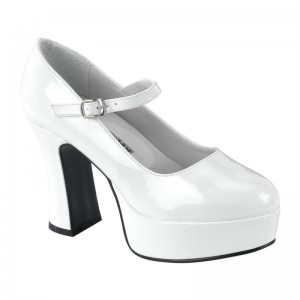 White Pleaser Maryjane-50 Women's Pumps | AUSTRALIA KWPZE