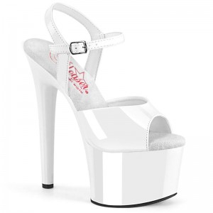 White Pleaser Passion-709 Women's Platform Heels Sandals | AU CTOQSZG