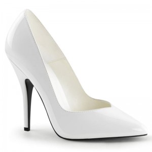 White Pleaser Seduce-420V Women's Pumps | AU HBSEIRF