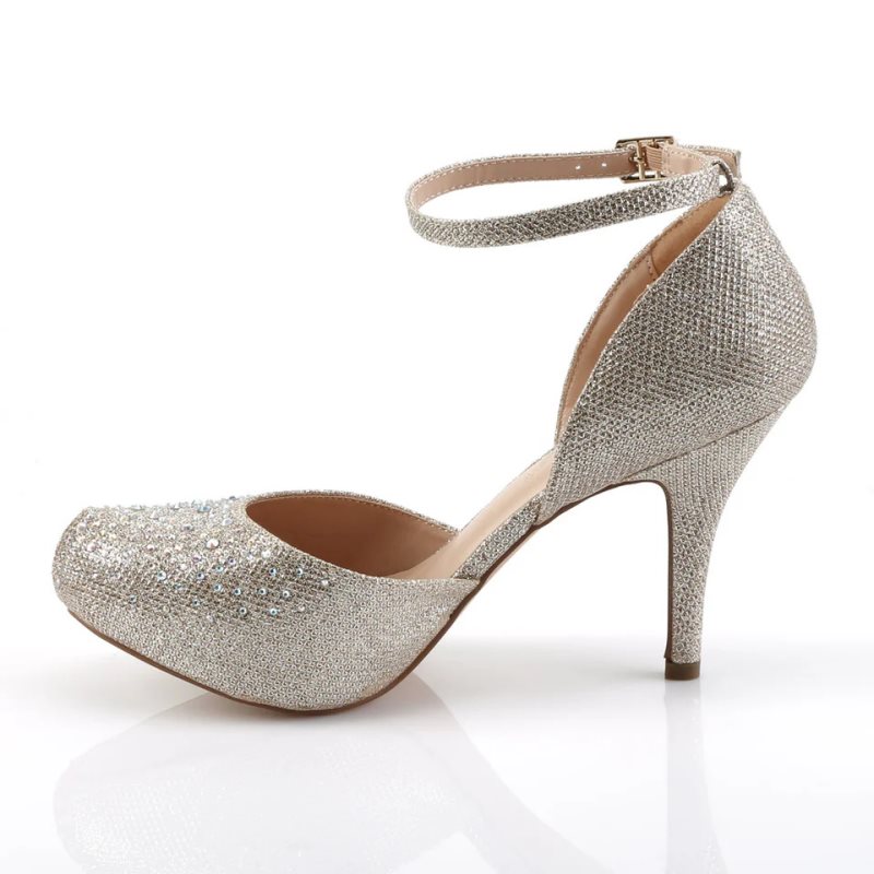 Beige Pleaser Covet-03 Women's Pumps | AU KFPMSWQ