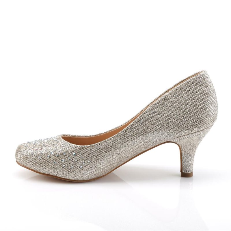 Beige Pleaser Doris-06 Women's Pumps | AUSTRALIA OQDJM