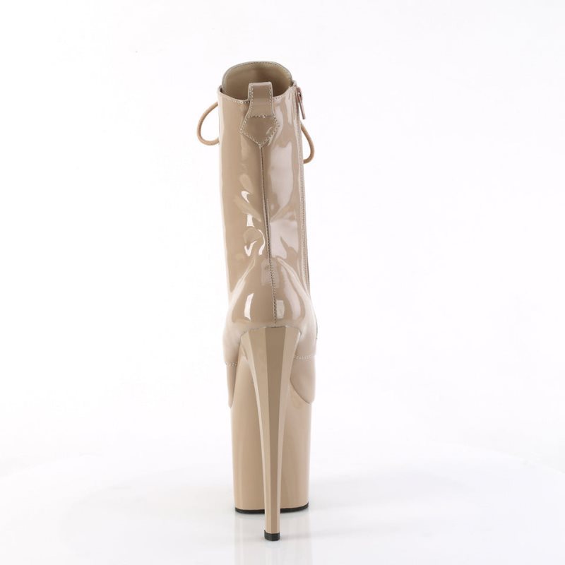 Beige Pleaser Enchant-1040 Women's Heels Boots | AUSTRALIA VNFWG