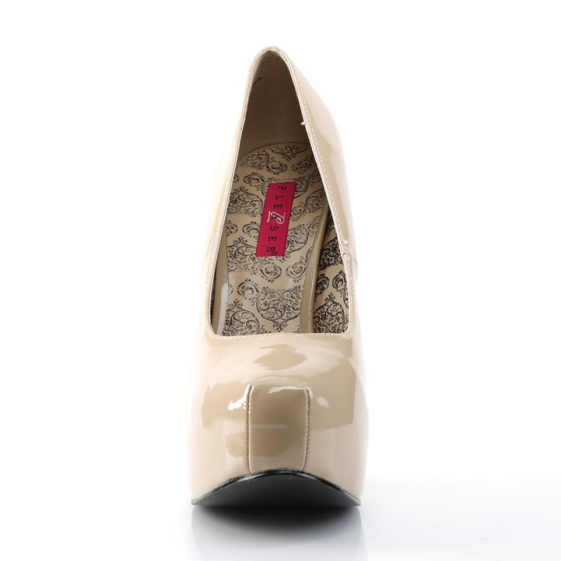 Beige Pleaser Teeze-06W Women's Pumps | AUSTRALIA BEQKX